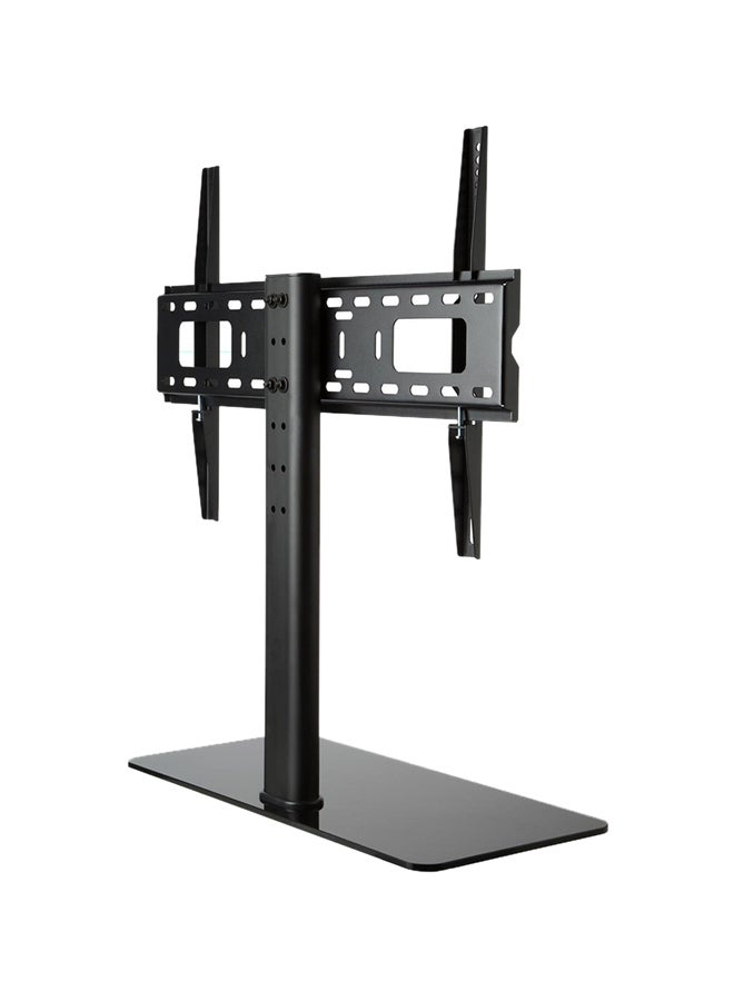 بلوتك حامل تلفزيون أرضي على طاولة لتلفزيون LCD LED مقاس 26 إلى 60 بوصة مع دوران 60 درجة، 3 مجموعات ارتفاع قابل للتعديل - Image 3