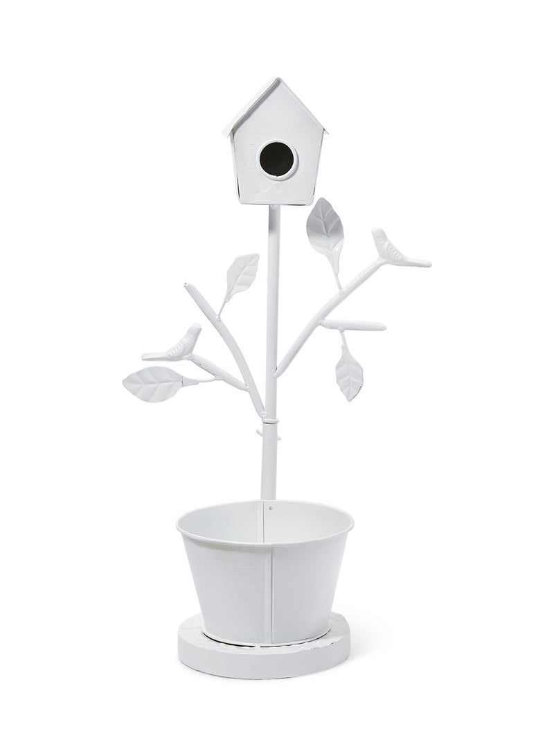 Kmte Steel Home Plant Stand White 28x48x17cm - Image 1