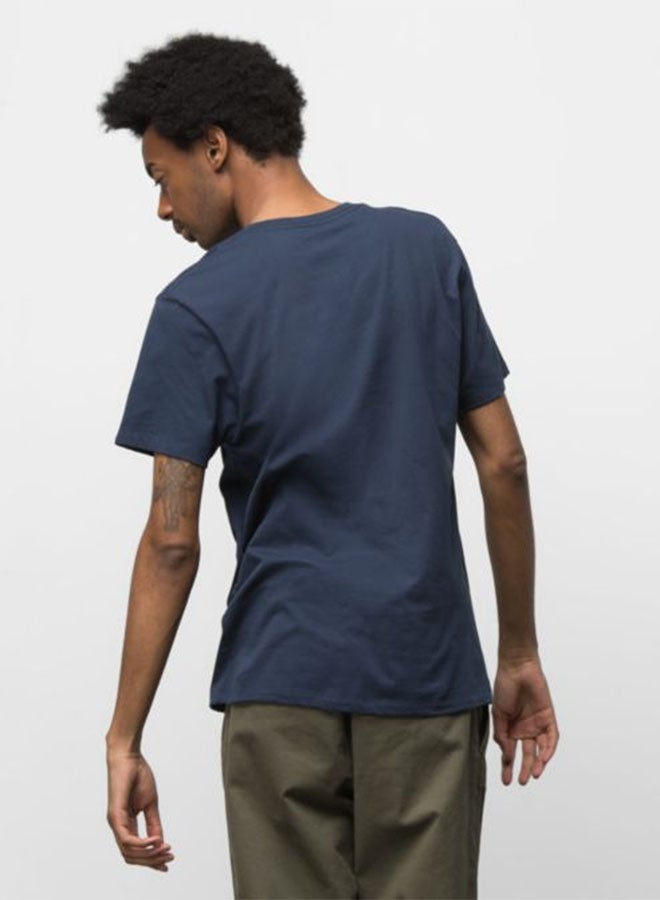 Print Box Tshirt Blue