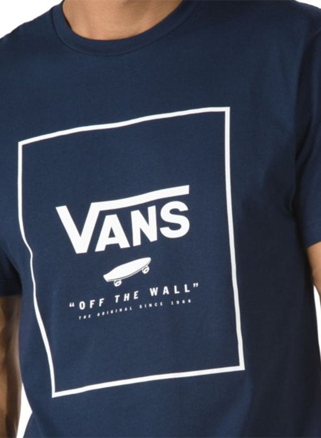 Print Box Tshirt Blue