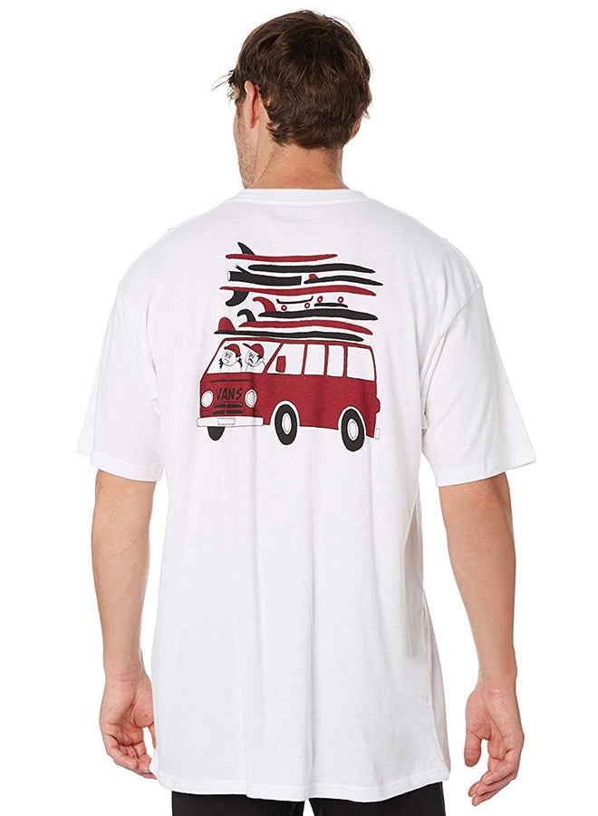 Yusuke Van Print Tshirt White
