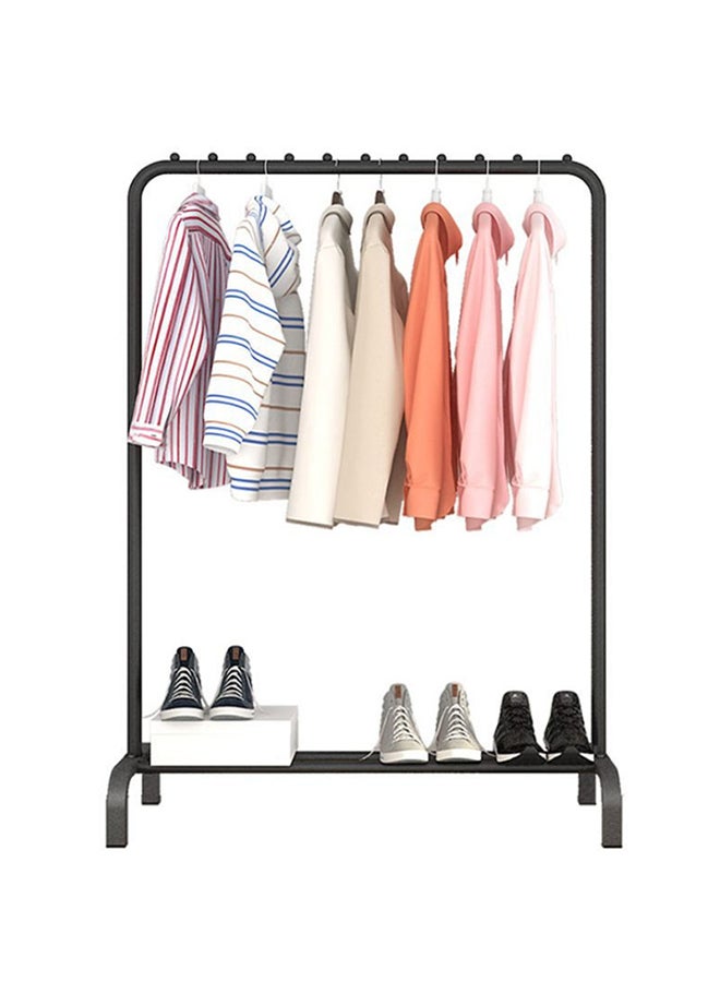 Pipe Clothing Garment Rack Black 110x40x150cm
