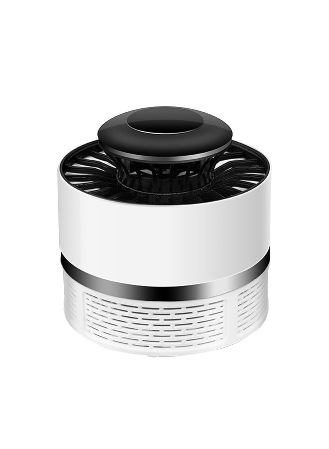 مصباح قاتل البعوض مزود بإضاءة LED أسود/ فضي 280جرام 