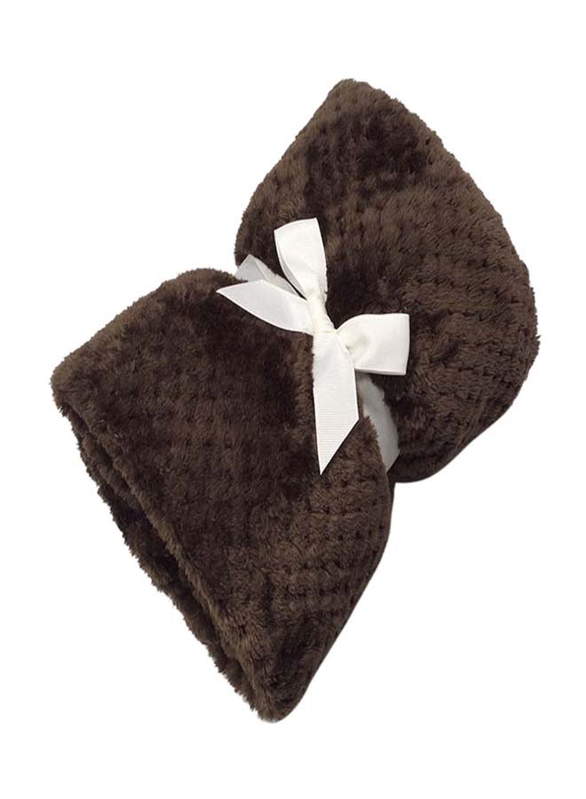 Baby Soft Winter Warm Blanket cotton Brown 76x102cm 