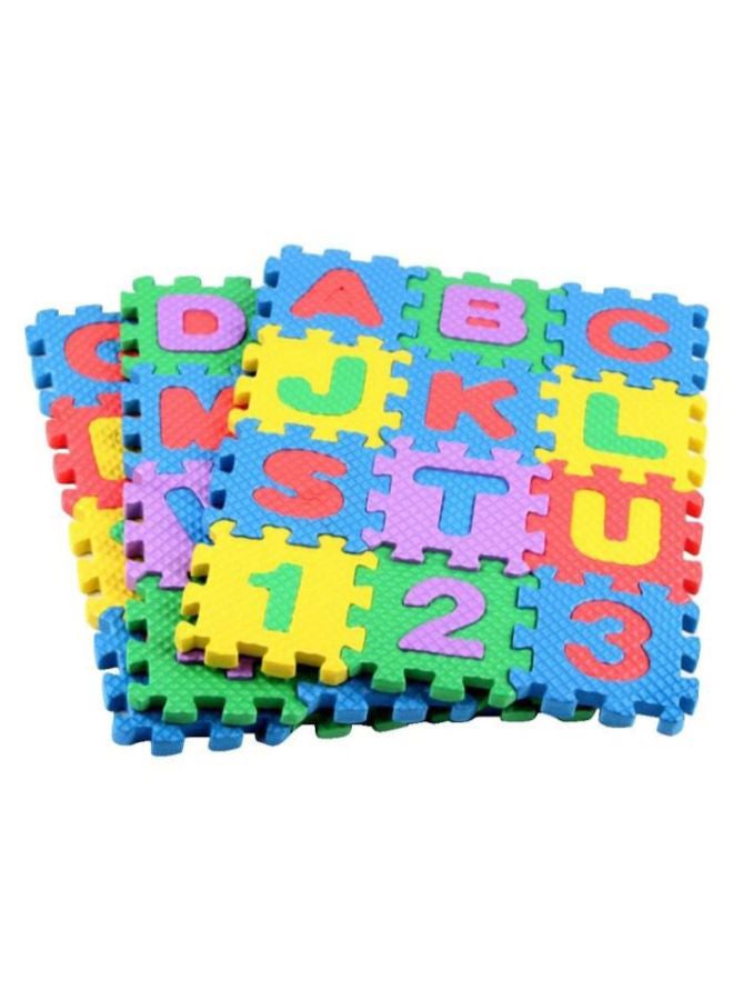 طقم بازل على شكل بساط للعب مكون من 36 قطع - Image 1