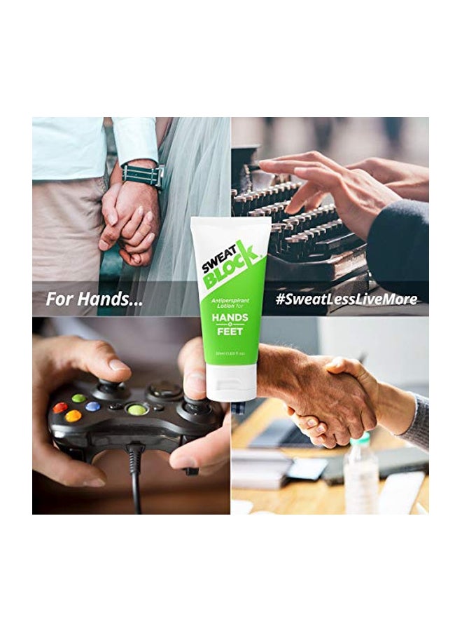 Sweatblock Antiperspirant Lotion For Hand And Feet Red 50ml - Image 4