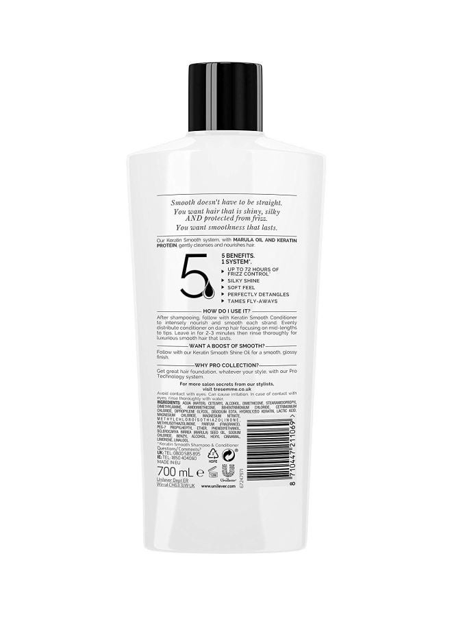 Tresemme - Pro Collection Keratin Smooth Shampoo And Conditioner Set 700ml - Image 1