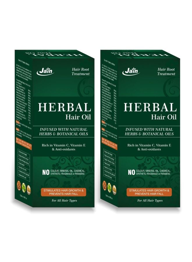 JAIN 2-Piece Herbal Hair Oil With Herbs And Botanical 120ml - Image 2