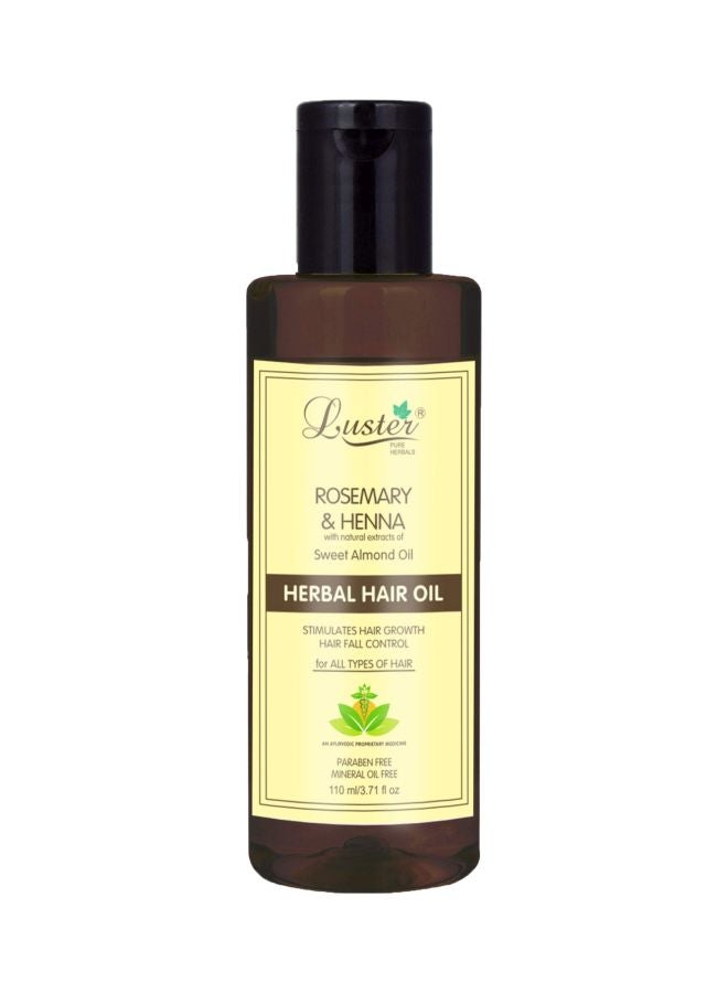 لاستر زيت شعر عشبي بخلاصة الحناء وإكليل الجبل 110ملليلتر