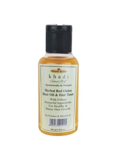 Khadi Herbal Red Onion Hair Oil And Hair Tonic 100ml  - Image 1