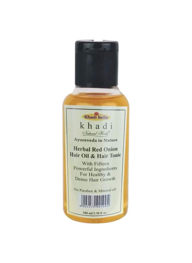 Khadi Herbal Red Onion Hair Oil And Hair Tonic 100ml  - Image 1
