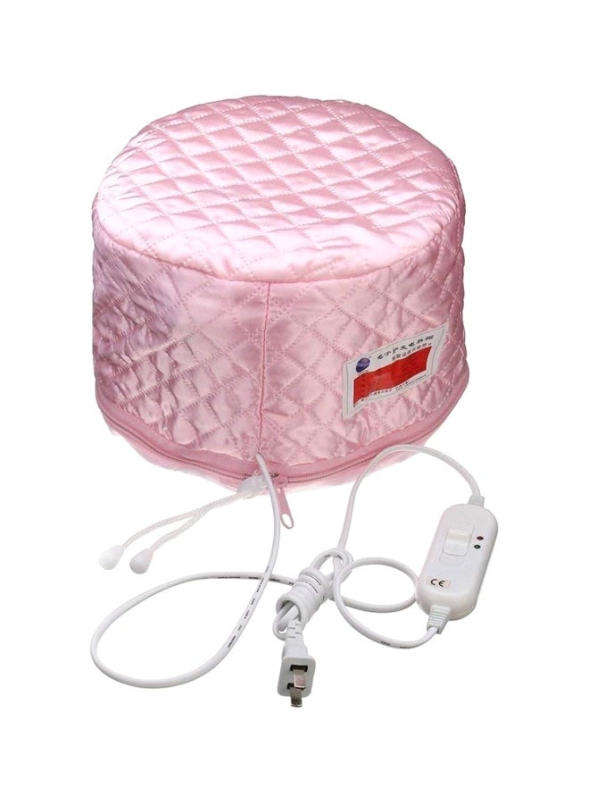 GaxQuly Treatment Spa Cap Hair Steamer Pink  - Image 1