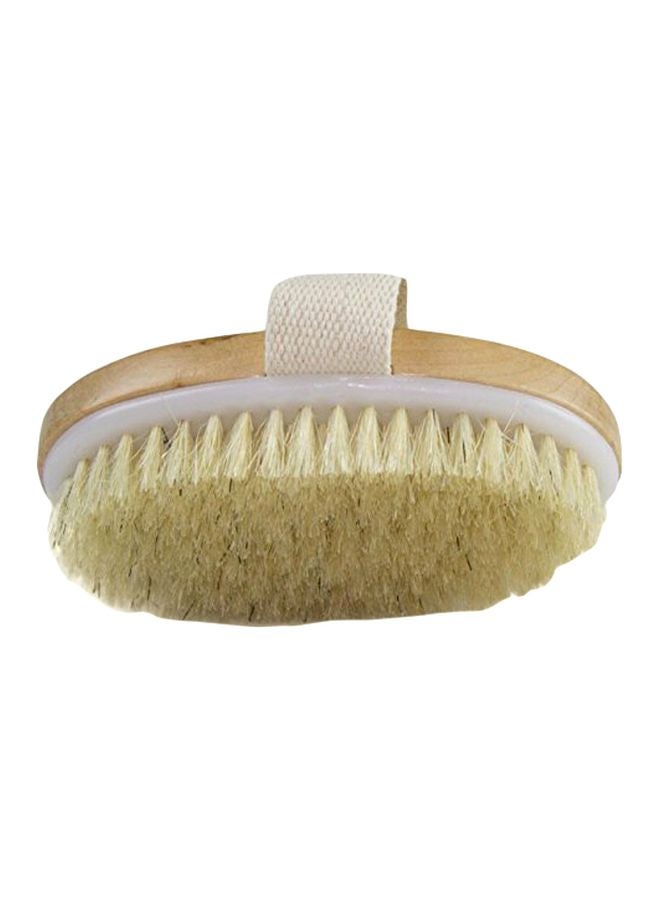 Rubinson-store Exfoliating Body Brush Beige 0.2888x0.28x0.8978inch - Image 1