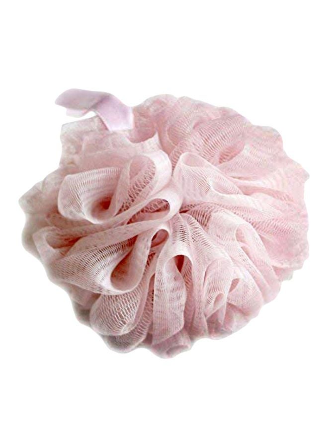 Mesh Bath Sponge Pink 12.4x8.2x7.6cm