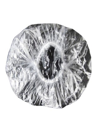 100-Piece Plastic Disposable Shower Caps Clear 4.2x7.8x7.2inch - v1568206798/N29278752A_1