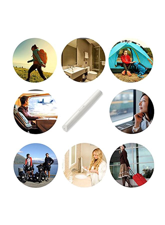 Hiyoo Plastic Toothbrush Case White 1.1x8.3x1.1inch - Image 4