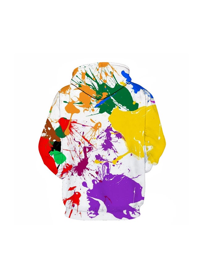 Generic 3D Realstic Print Drawstring Hoodie Multicolour  - Image 2