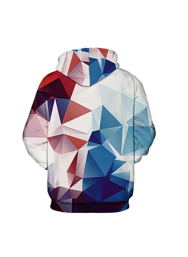 3D Realstic Print Drawstring Hoodie Multicolour - Image 2