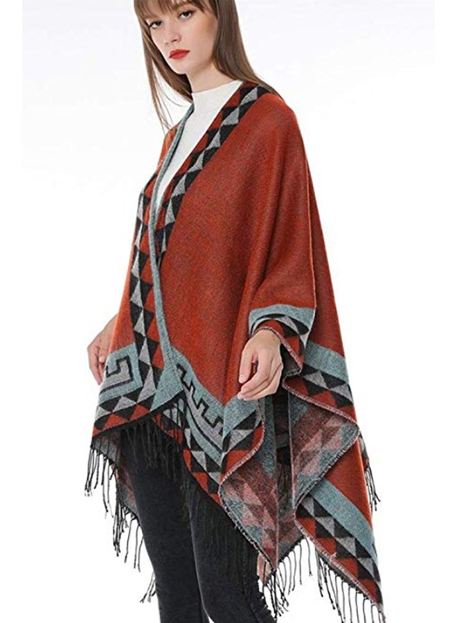Generic Elegant Cardigan Shawl Wrap Multicolour  - Image 2