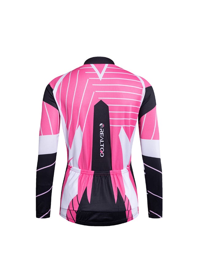 Long Sleeve Cycling Jersey Multicolour - Image 2