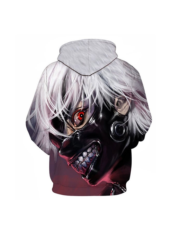 Generic - 3D Realstic Print Drawstring Hoodie Multicolour - Image 1
