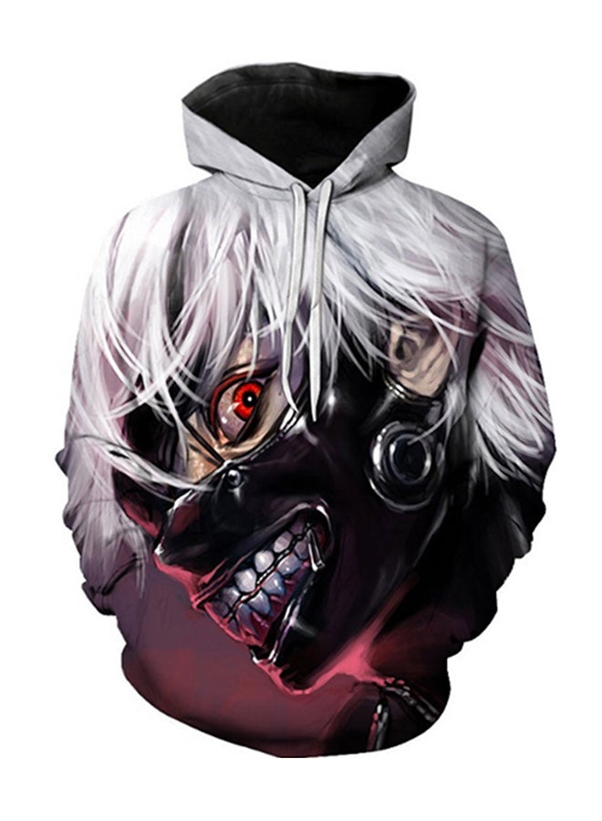 Generic - 3D Realstic Print Drawstring Hoodie Multicolour - Image 1