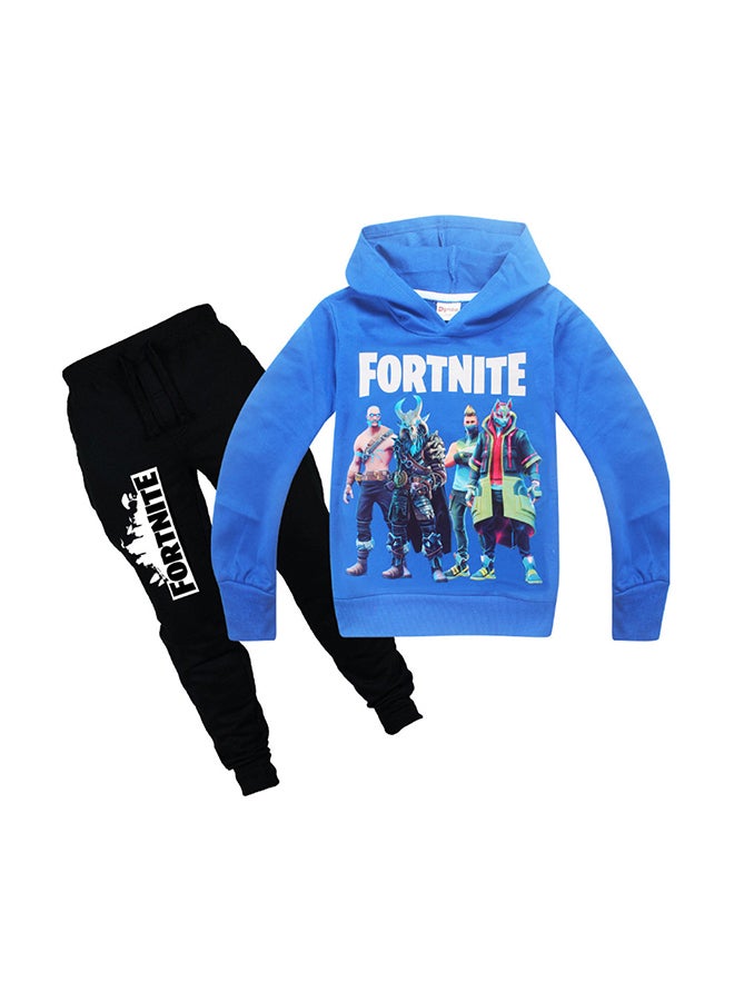 3D Long Sleeve Hoodie And Pant Set Multicolour  - Image 1