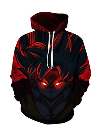3D Realstic Print Drawstring Hoodie Multicolour - v1568208090/N28977997V_1