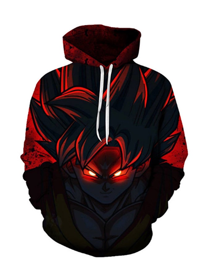 Generic - 3D Realstic Print Drawstring Hoodie Multicolour - Image 1