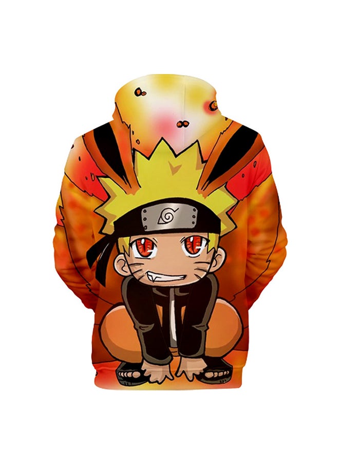 3D Realstic Print Drawstring Hoodie Multicolour - Image 2