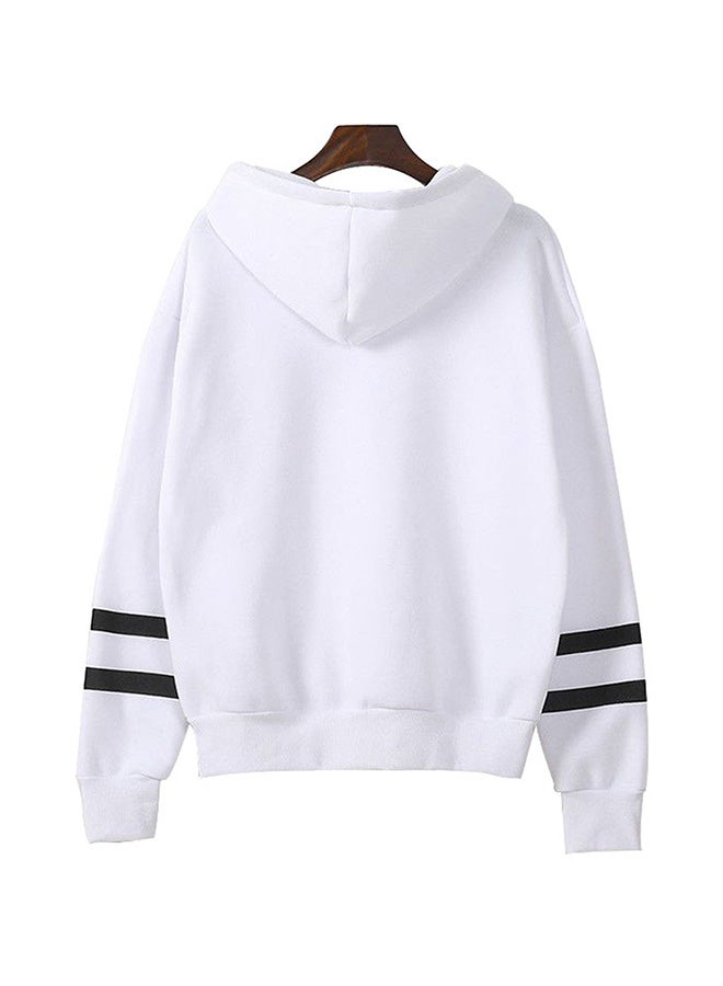 Generic - Dj Marshmello Pattern Print Sweatshirt White - Image 1