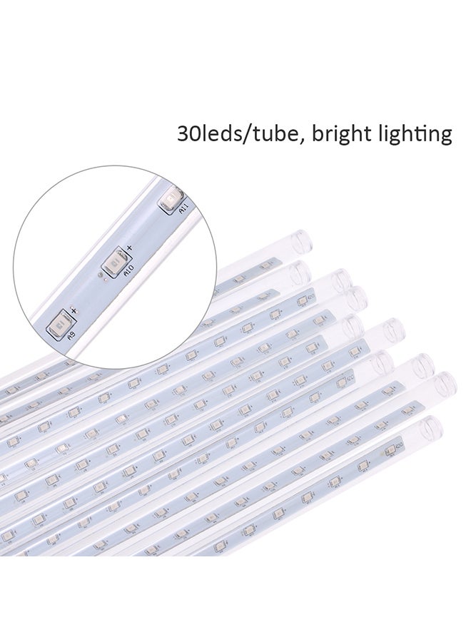 10 أنابيب من 300 مصباح LED بتصميم نيزك متساقط شفاف 46.50x4.50x4.50Ø³Ù†ØªÙŠÙ…ØªØ±  - Image 2