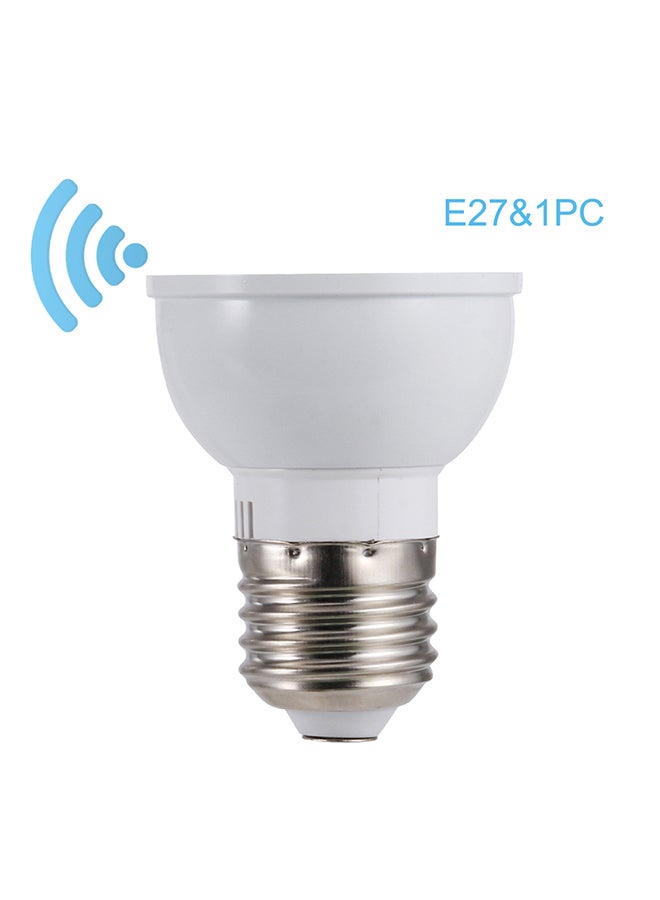 مصباح LED بألوان إضاءة حمراء وخضراء وزرقاء وبيضاء وإضاءة ذكية بتقنية WiFi أبيض 7.00x5.50x5.50سم - Image 2
