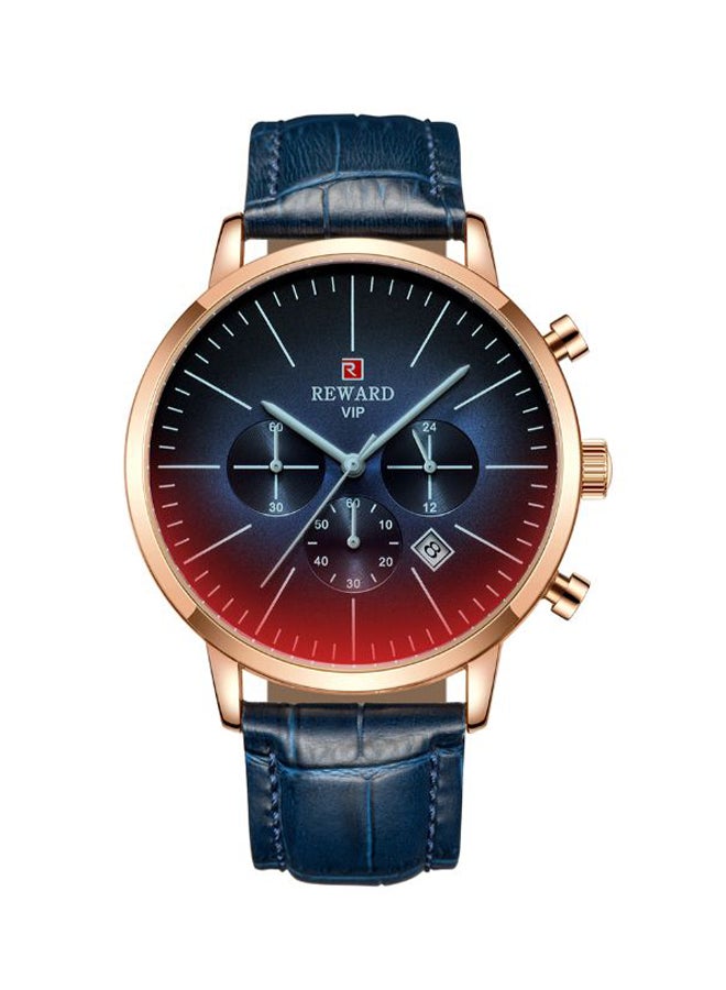 REWARD men Leather Analog Wrist Watch RD83001M - Image 1