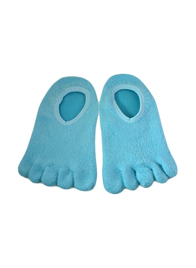 NatraCure 5-Toe Gel Moisturizing Socks - Image 1