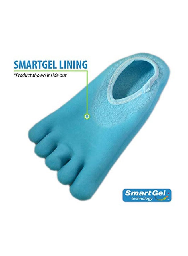 NatraCure 5-Toe Gel Moisturizing Socks - Image 2