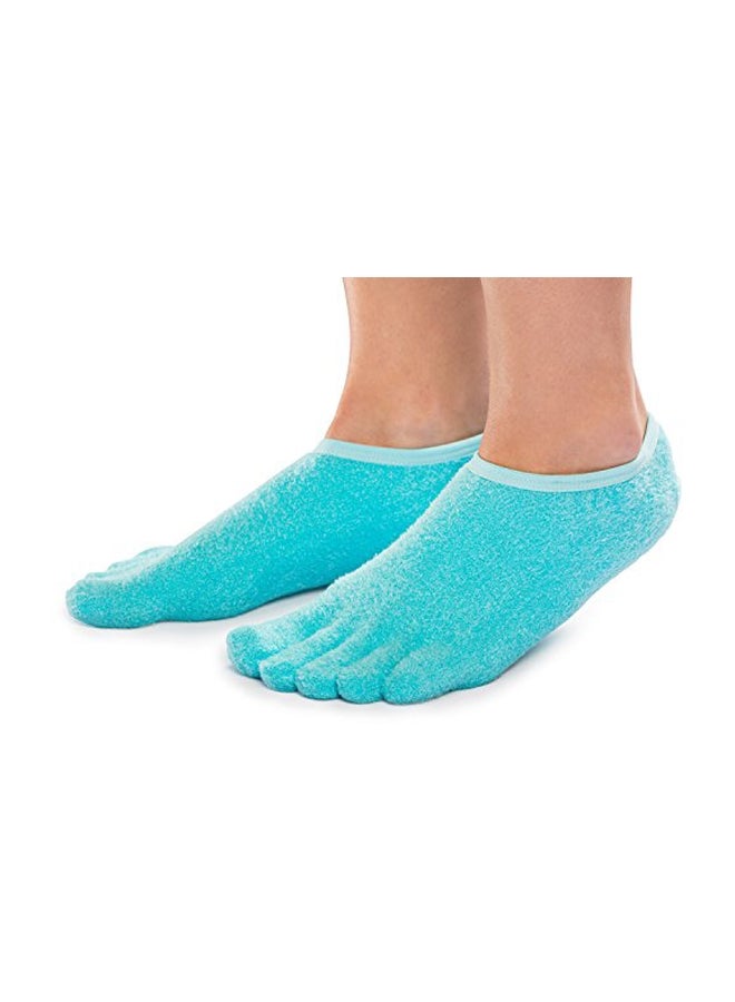 NatraCure 5-Toe Gel Moisturizing Socks - Image 3