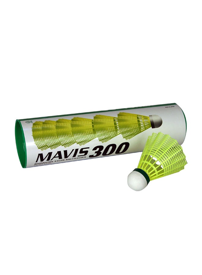 Yonex 6-Piece Mavis 300 Shuttlecock 16 x 4 x 4cm