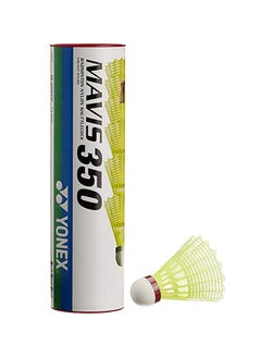 يونيكس طقم كرات ريشة مافيس 350 مكون من 6 قطع 16 x 4 x 4سم 