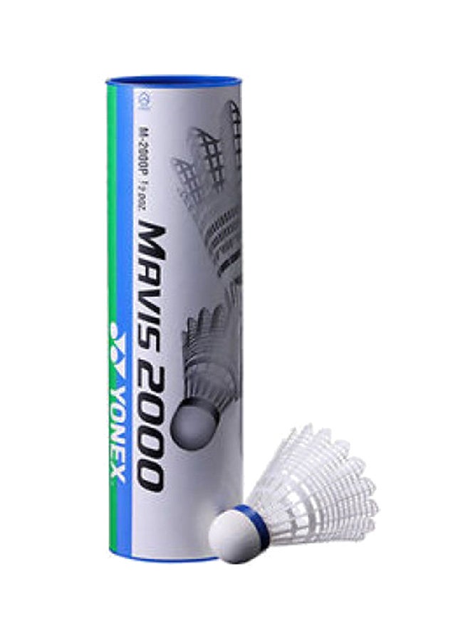 Yonex 6-Piece Mavis 2000 Shuttlecock 16 x 4 x 4cm