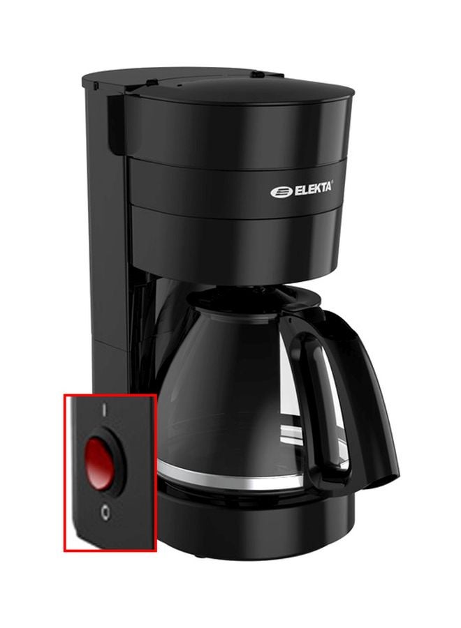 اليكتا ماكينة صنع القهوة سعة 1.25 لتر 1.25 L ECM-89(H) أسود/فضي - Image 3