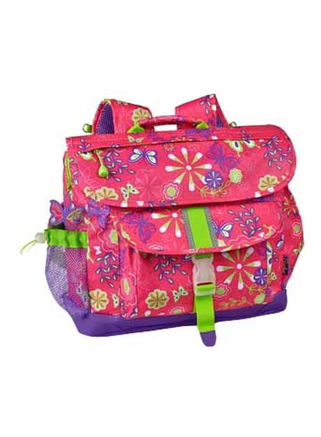Bixby - Printed Butterfly Backpack Pink/Purple/Green - Image 1