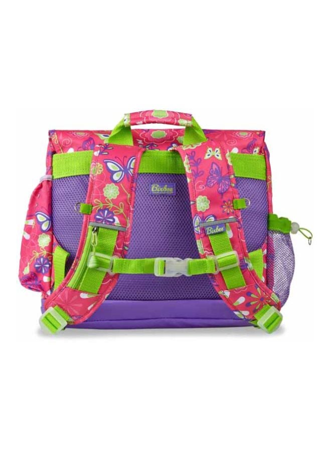 Bixby - Printed Butterfly Backpack Pink/Purple/Green - Image 1