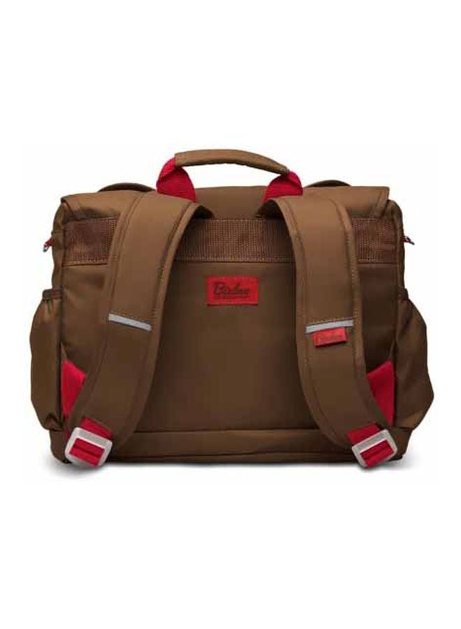 Bixbee Monkey Design Polyester Backpack Brown/Beige  - Image 2