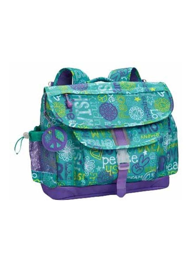 Bixby Printed Kids Backpack Blue/Purple/Green 