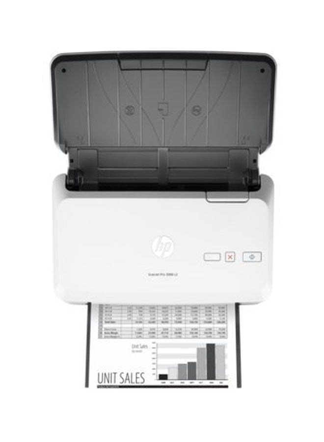 HP - L2753A ScanJet Pro 3000 S3 Sheet-Feed Document Scanner White - Image 1