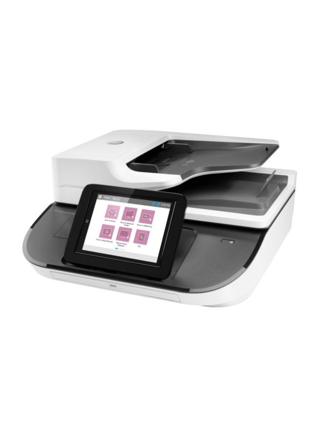 HP جهاز إرسال رقمي ديجيتال سيندر فلو 8500 fn2 مع خاصية تكامل الأجهزة أبيض/أسود - Image 4