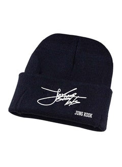 Knitted Acrylic Cap Black