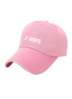 Printed Baseball Cap Pink