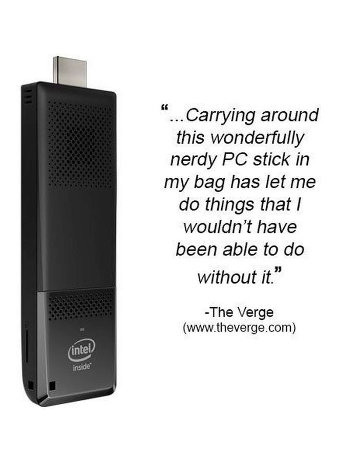 Intel - Compute Stick PC, Atom Processor/2GB RAM/32GB HDD/Intel HD Graphics Black - Image 1